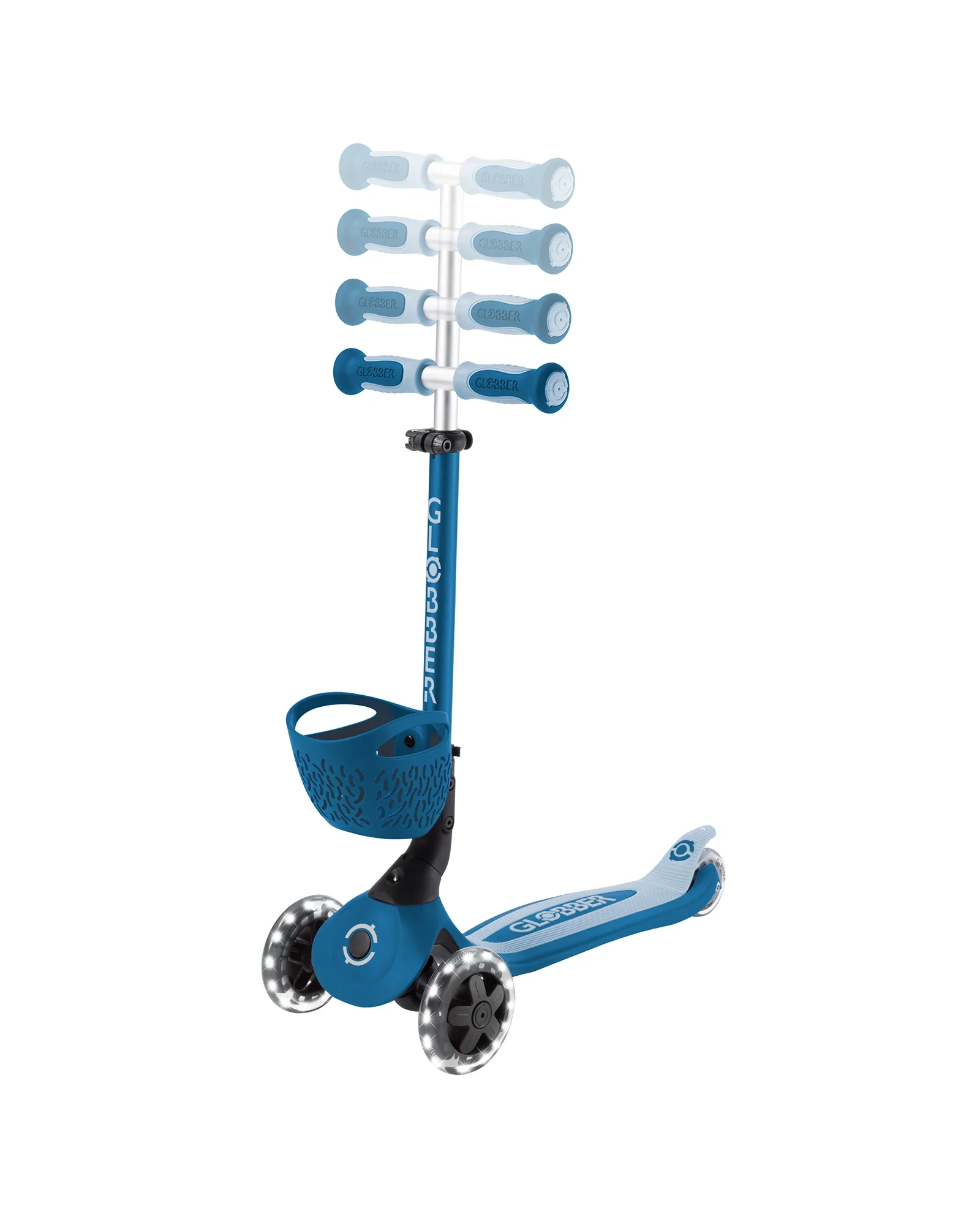 Globber Go Up Baby Lights 360 Dark Blue/Pastel Blue - Image 2
