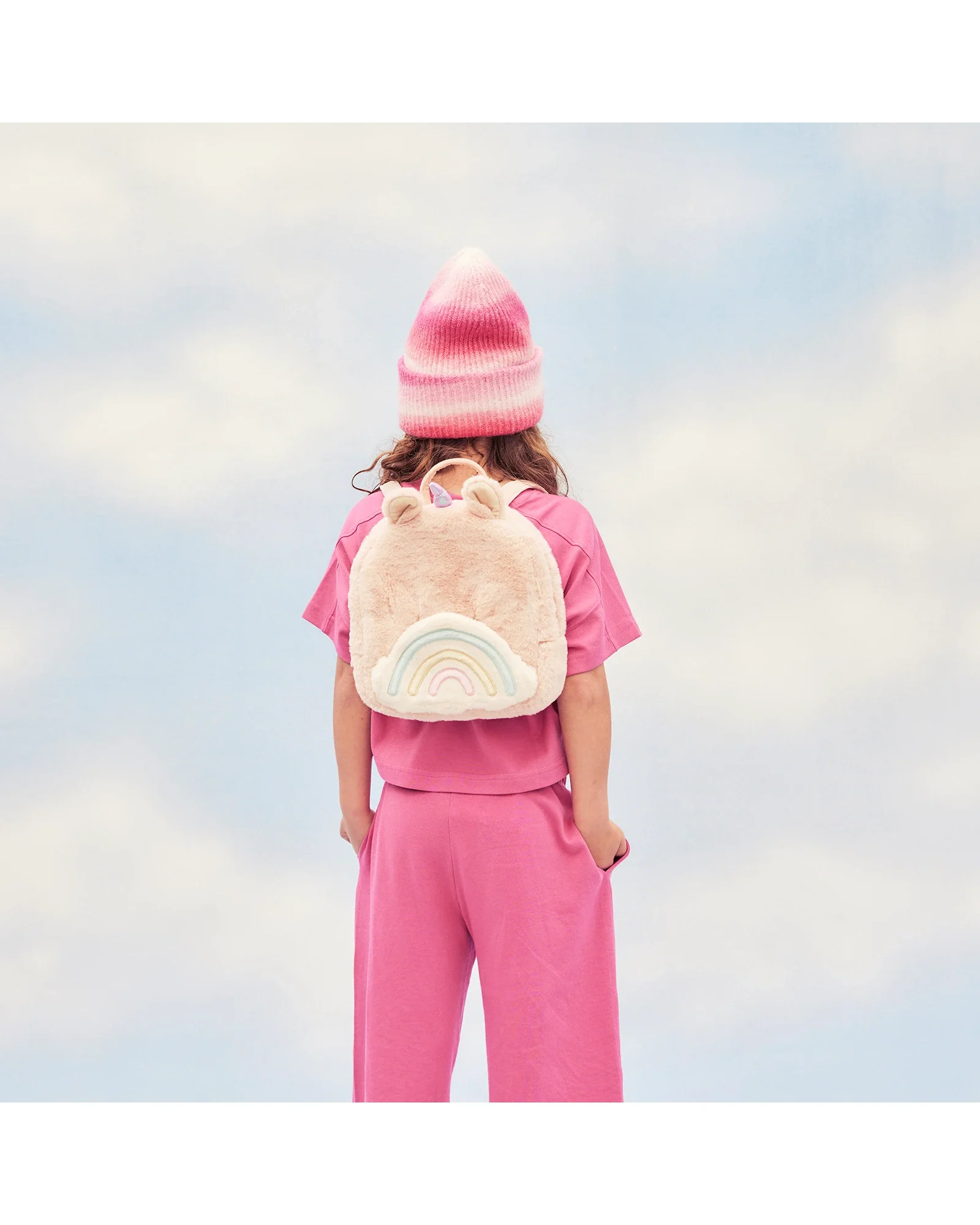Hopalong Unicorn Backpack Pink - Image 3