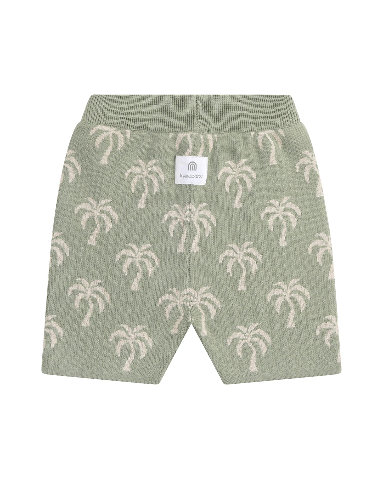 Kynd Baby Jacquard Knit Bike Short Sage - Size 2 - Image 2