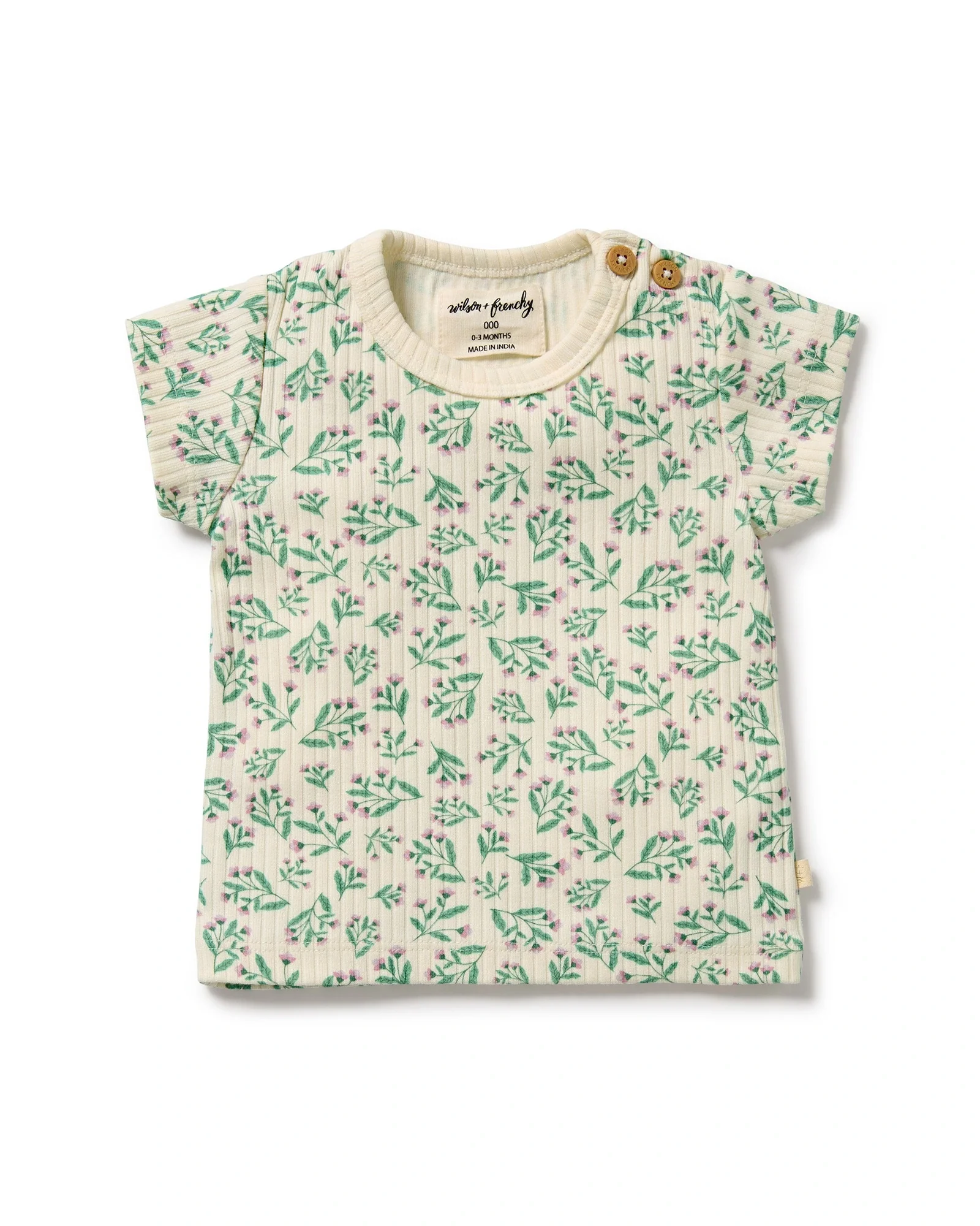 Wilson & Frenchy Periwinkle Organic Tee Size 5