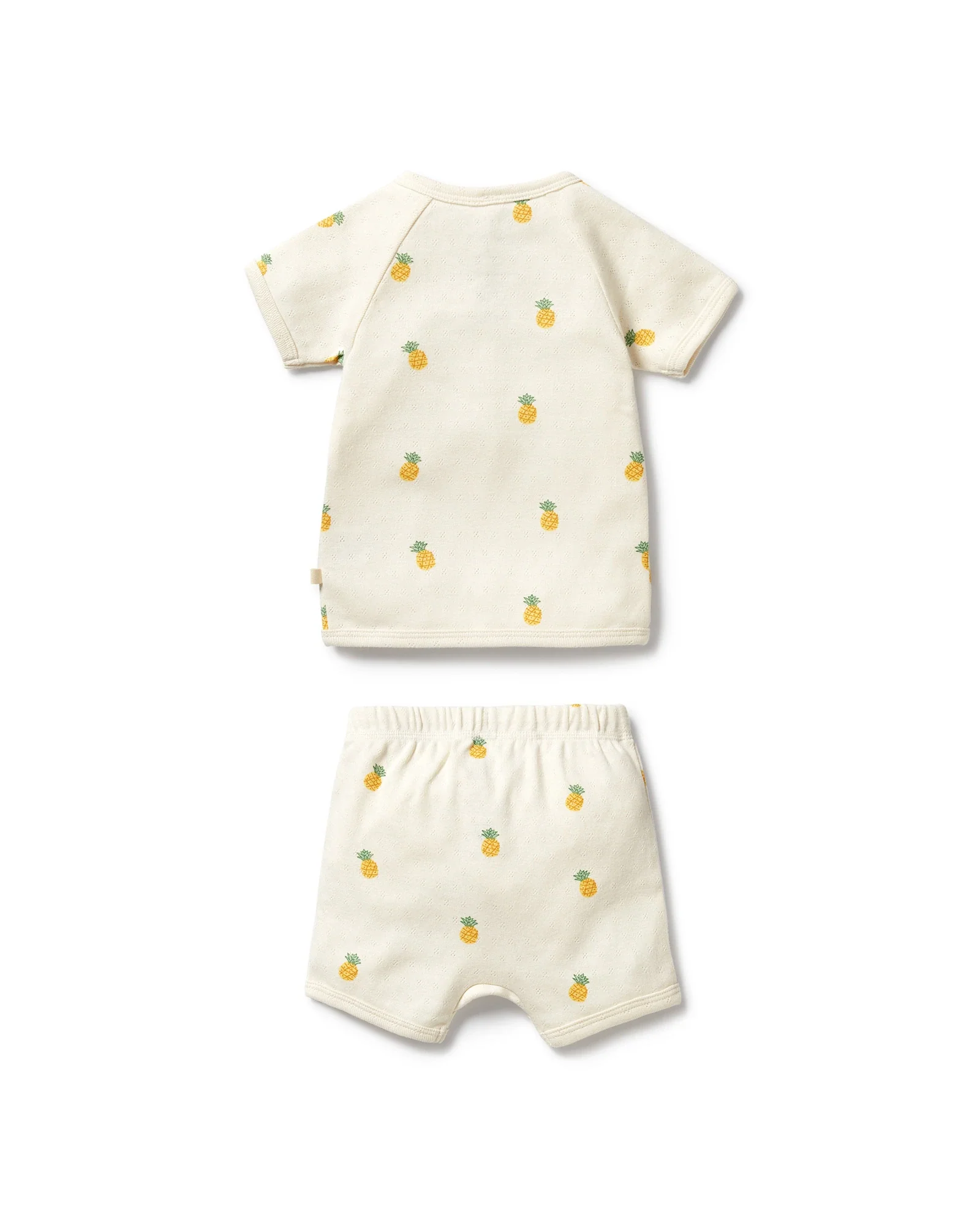 Wilson & Frenchy Piney Pals Organic Pointelle Kimono Set 3-6 Months - Image 2